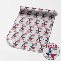 Texas Proud 250 Years Wrapping Paper Roll American Made 1776 to 2026 Semiquincentennial - Wonder Print Shop