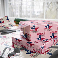 Texas Proud 250 Years Wrapping Paper Roll American Made 1776 to 2026 Semiquincentennial - Wonder Print Shop
