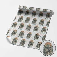 Texas Western Cowboy Life Wrapping Paper Roll Vintage Horse Riding Graphic