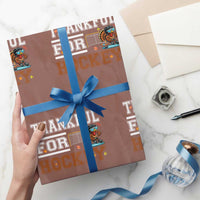 Thankful For Hockey Wrapping Paper Roll Funny Thanksgiving Ice Hockey Gift - Wonder Print Shop