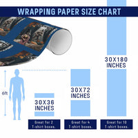 Thanksgiving Funny Bigfoot Turkey Selfie Wrapping Paper Roll - Wonder Print Shop
