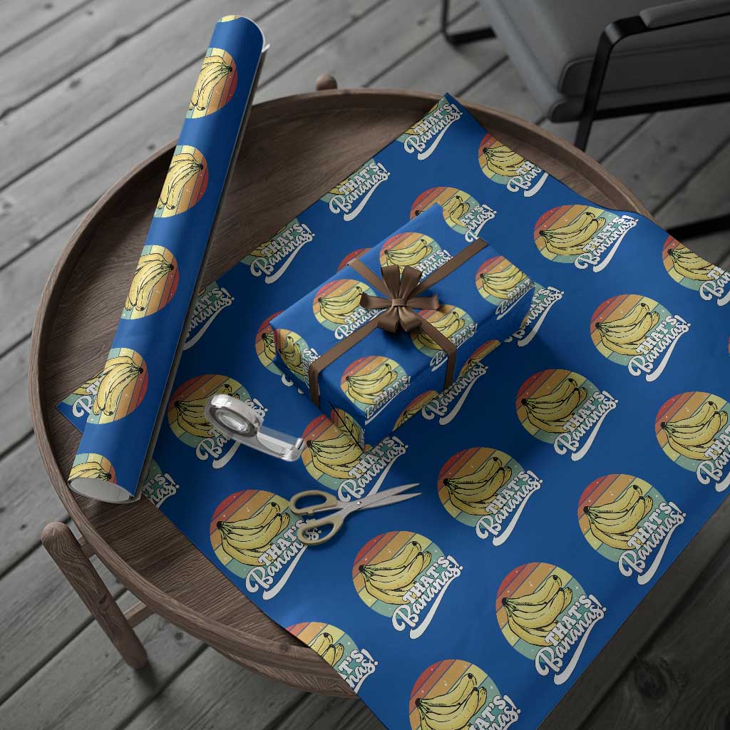 That's Bananas Wrapping Paper Roll Funny Banana Lover Saying - Wonder Print Shop