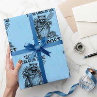 That's It You're Going in the Compost Wrapping Paper Roll Funny Raccoon Gardener Meme