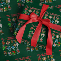 The 12 Brainrots of Christmas Wrapping Paper Roll Funny Cursed Meme Holiday Gag Gift - Wonder Print Shop