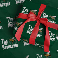 The Beekeeper Wrapping Paper Roll Funny Keeping Apiary Beekeeping Gift