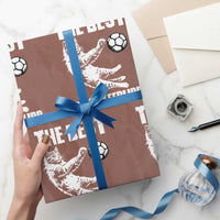 The Best Cat Goalkeeper Wrapping Paper Roll Soccer Player Gift