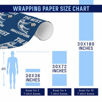The Best Cat Goalkeeper Wrapping Paper Roll Soccer Player Gift