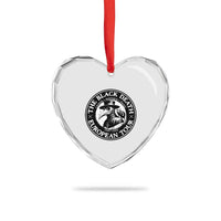 The Black Death European Tour 1347 Heart Crystal Glass Ornament Funny Plague Doctor History Humor