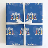 The Bunnies Parody Crossing Rabbits Graphic Wrapping Paper Roll Funny Easter Pop Culture Style Cute Bunny Gift