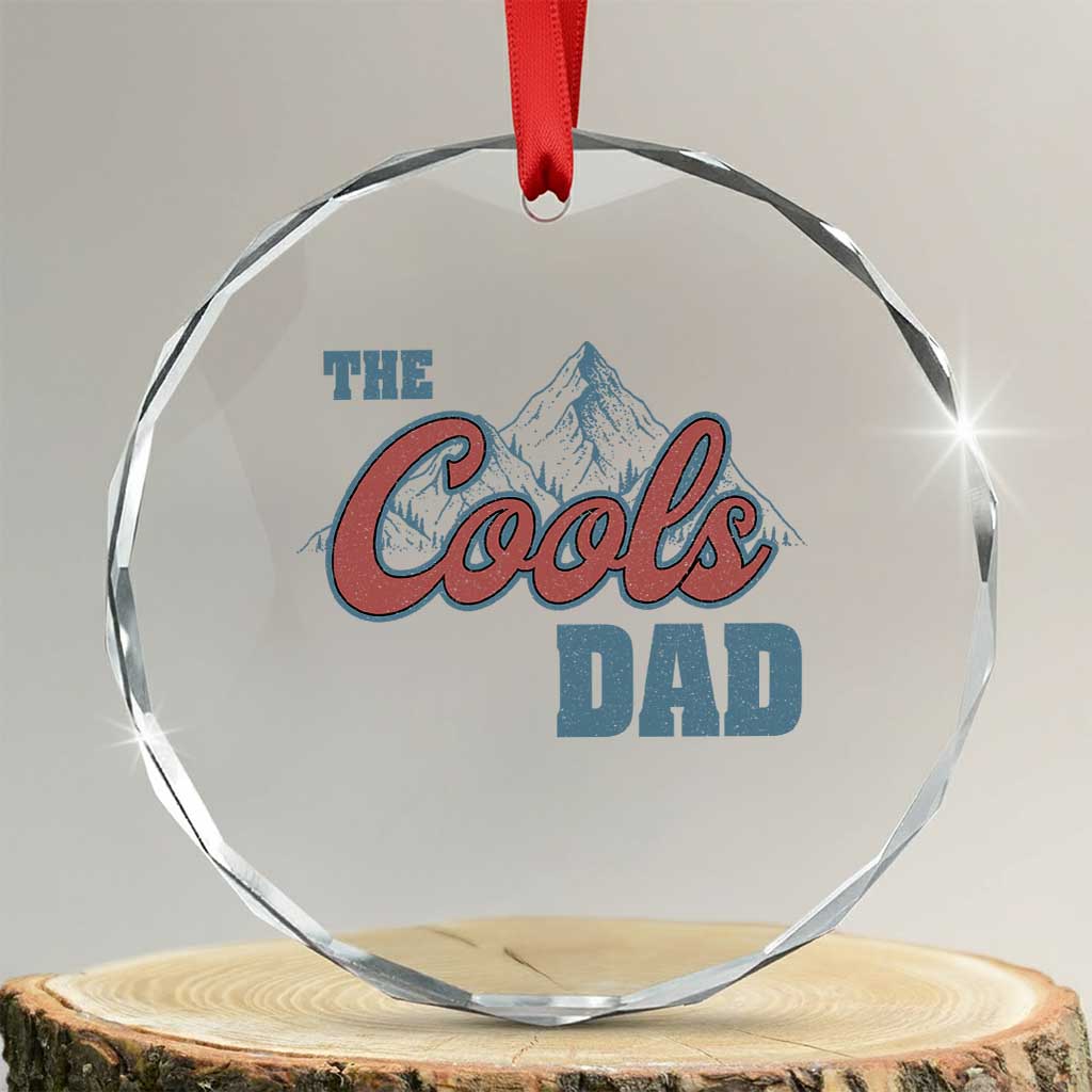 The Cool Dad Crystal Glass Ornament Fathers Day Gifts - Wonder Print Shop