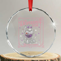 The Desperado Club Sign Sci-Fi Book Crystal Glass Ornament Vintage Princess Cat Book Lover