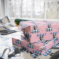The Goat Of Soccer Number Ten Wrapping Paper Roll Gift For Fans