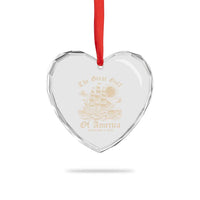 The Great Gulf Of USA Heart Crystal Glass Ornament Established in 2025 - Wonder Print Shop