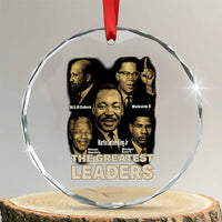 The Greatest Black Leaders Tribute Crystal Glass Ornament Civil Rights Icons Legacy - Wonder Print Shop