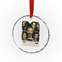 The Greatest Black Leaders Tribute Crystal Glass Ornament Civil Rights Icons Legacy - Wonder Print Shop