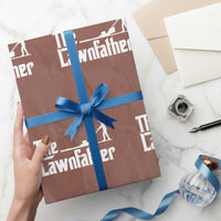 The Lawnfather Wrapping Paper Roll Lawn Mowing Dad Gardening Fathers Day