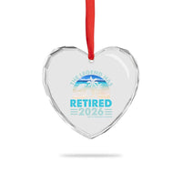 The Legend Has Retired 2026 Heart Crystal Glass Ornament Vintage Tropical Beach Sunset Graphic Ocean Vibes