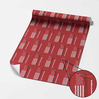 The Legend Has Retired Firefighter Wrapping Paper Roll Vintage Retirement Gifts Fireman American Flag - Wonder Print Shop