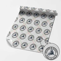 The Legend The Myth Neil The Seal Emblem Graphic Wrapping Paper Roll Funny Viral Southern Elephant Seal Meme