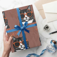 The Life Of A Showcat Wrapping Paper Roll Funny Cat Showgirl Era - Wonder Print Shop