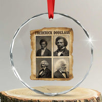 The Life Of Frederick Douglass Crystal Glass Ornament Historical Black History - Wonder Print Shop