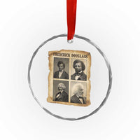 The Life Of Frederick Douglass Crystal Glass Ornament Historical Black History - Wonder Print Shop
