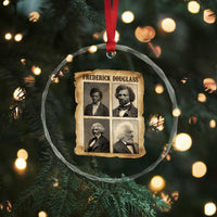 The Life Of Frederick Douglass Crystal Glass Ornament Historical Black History - Wonder Print Shop