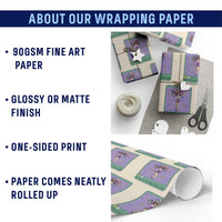 The Life Of The Mardi Gras Queen Wrapping Paper Roll