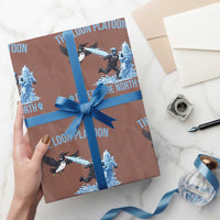 The Loon Platoon Defend The North Wrapping Paper Roll Minnesota Rebel Loon Resist