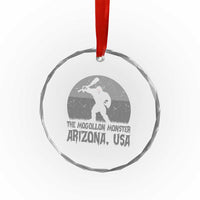 The Mogollon Monster Arizona Bigfoot Crystal Glass Ornament Vintage Cryptid Folklore