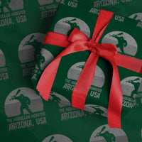 The Mogollon Monster Arizona Bigfoot Wrapping Paper Roll Vintage Cryptid Folklore