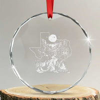 The Mother Road Texas Panhandle Crystal Glass Ornament Vintage Desert Road Trip