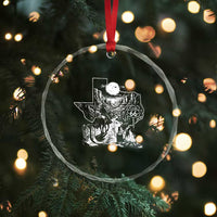 The Mother Road Texas Panhandle Crystal Glass Ornament Vintage Desert Road Trip
