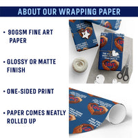 The Only Thing More Powerful Than Hate Is Love Wrapping Paper Roll Heart in Hands Unity Bunny Inspirational Quote