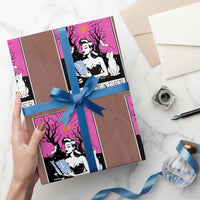 The Reader Tarot Wrapping Paper Roll Witch Reading Book Club Occult Cat Mom - Wonder Print Shop