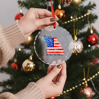 The Show Me State Est 1821 Crystal Glass Ornament Proud Missourian Gift