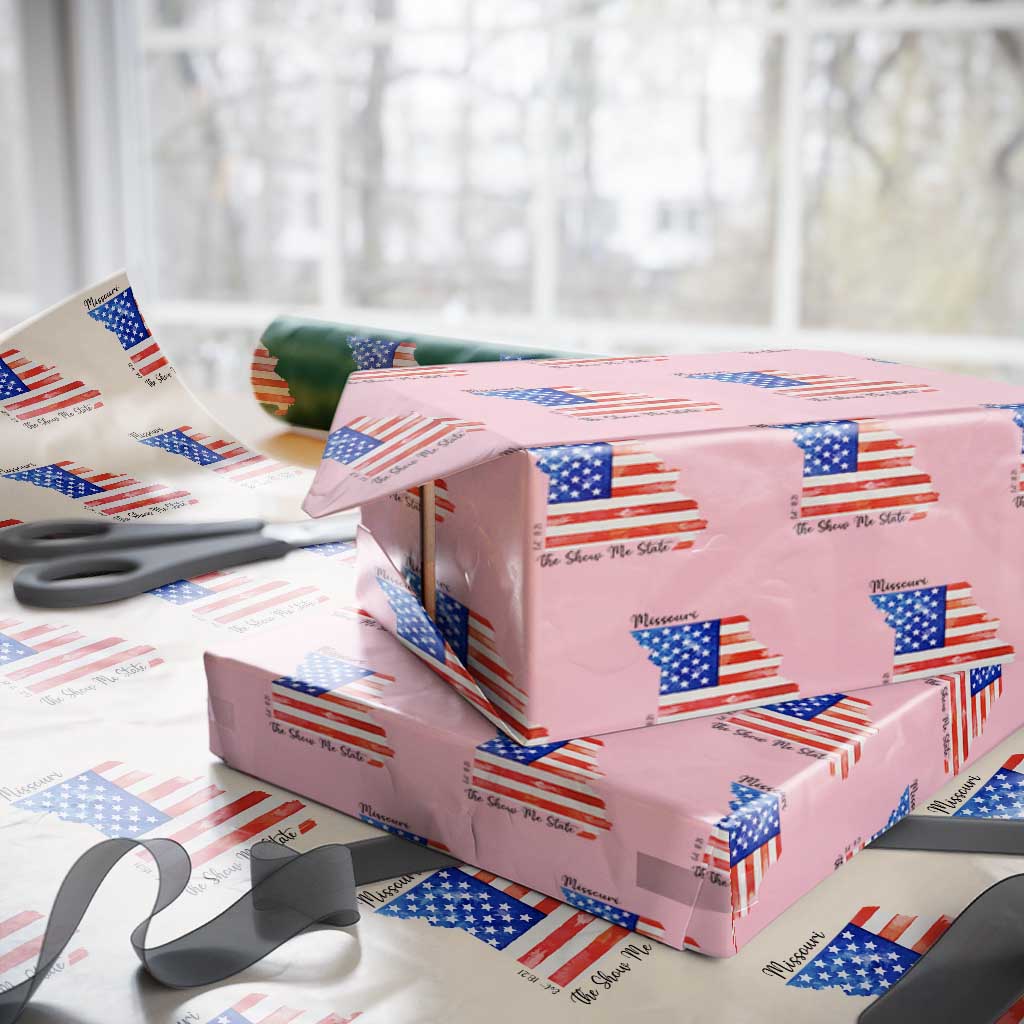 The Show Me State Est 1821 Wrapping Paper Roll Proud Missourian Gift