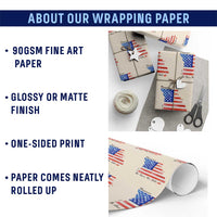 The Show Me State Est 1821 Wrapping Paper Roll Proud Missourian Gift