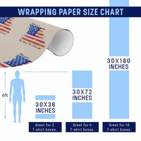 The Show Me State Est 1821 Wrapping Paper Roll Proud Missourian Gift