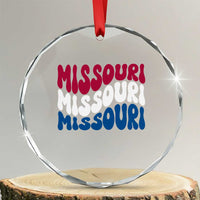 The Show Me State Pride Crystal Glass Ornament Gift For Missouri Lovers