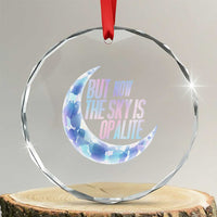The Sky Is Opalite Moonstone Mystical Crystal Lover Crystal Glass Ornament TS14