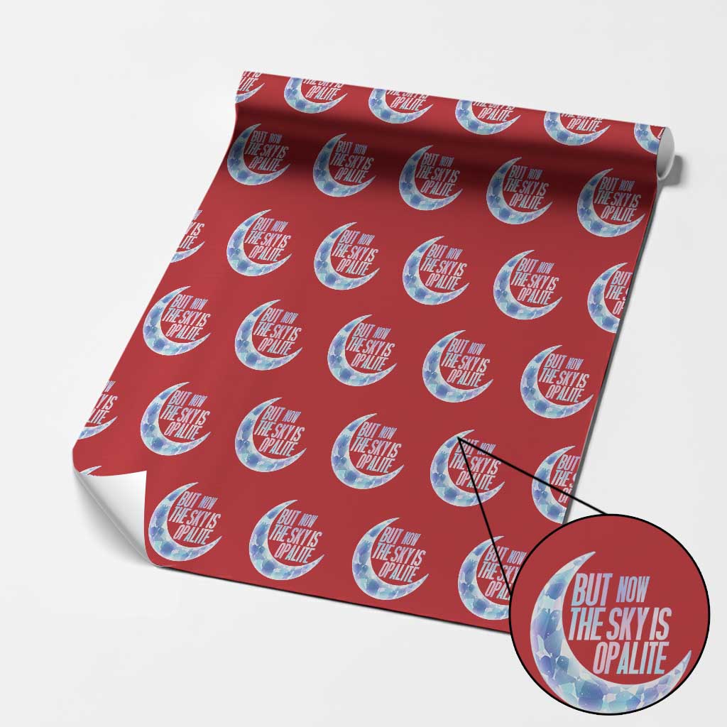 The Sky Is Opalite Moonstone Mystical Crystal Lover Wrapping Paper Roll - Wonder Print Shop