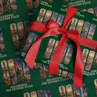 The Sooner State Pride Wrapping Paper Roll Gift for Oklahomans