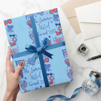 The Summer USA Turned 250 1776 2026 4th of July Wrapping Paper Roll
