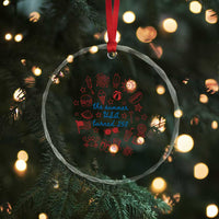 The Summer USA Turned 250 Crystal Glass Ornament 250 Years America Anniversary 4th of July