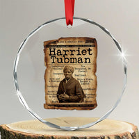 The Underground Railroad Hero Crystal Glass Ornament Harriet Tubman Slavery Freedom Fighter Gift