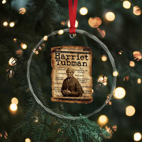 The Underground Railroad Hero Crystal Glass Ornament Harriet Tubman Slavery Freedom Fighter Gift