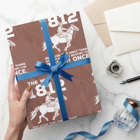 The War Of 1812 Wrapping Paper Roll Beating The British Twice Funny Patriotic Military History
