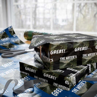 The Water is Great Swamp Monster Reflecting Pool Wrapping Paper Roll Funny Washington DC Algae Creature Meme