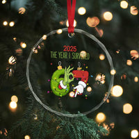 The Year I Survived 67 Six Seven Christmas Meme Crystal Glass Ornament - Wonder Print Shop